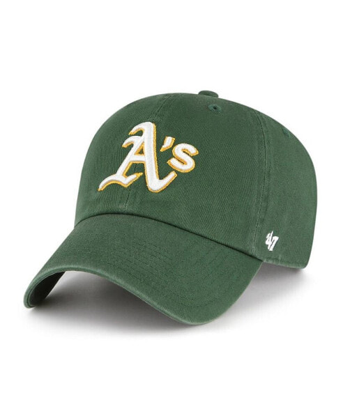 Men's Green Oakland Athletics Clean Up Adjustable Hat