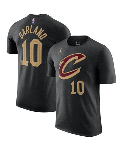 Men's Darius Garland Black Cleveland Cavaliers 2022/23 Statement Edition Name and Number T-shirt
