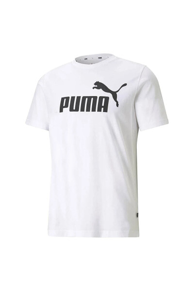 Футболка мужская PUMA Ess Logo Tee Erkek T-Shirt 586666-02 Белая