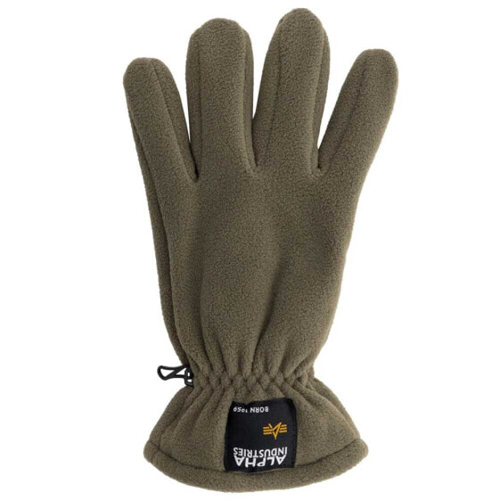 ALPHA INDUSTRIES Label Fleece gloves