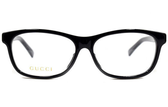 GUCCI 古驰 珐琅工艺系列光学眼镜 男款 黑色 / Оправа для оптических очков GUCCI GG0458OA-001