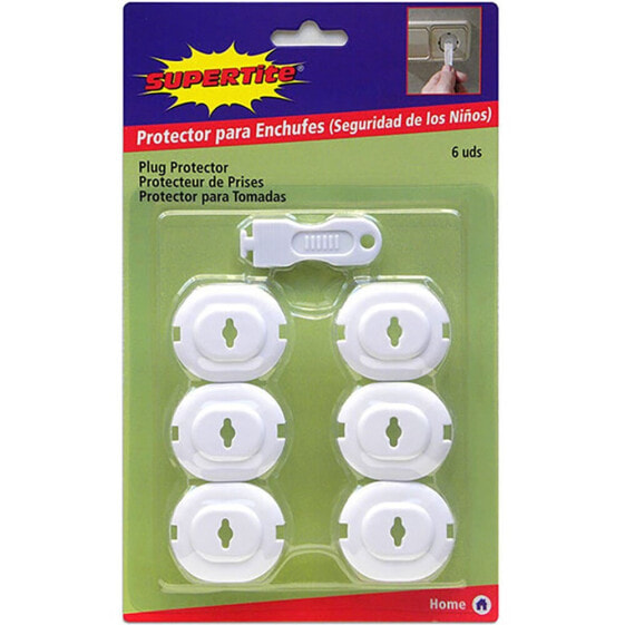 SUPERTITE Protector For Child Safety Plugs 6 Units