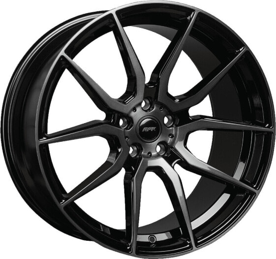 Колесный диск литой RFK Wheels GLS303 gloss black brushed face 10.5x20 ET25 - LK5/120 ML82
