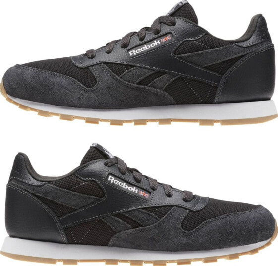 Reebok Buty dziecięce Cl Leather ESTL szare r. 36.5 (CN1142)