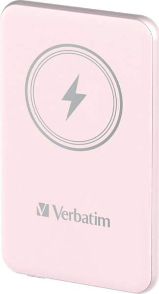 Powerbank Verbatim Powerbank Verbatim Charge 'n' Go Magnetic Wireless 5000mAh USB-C PD 3.0 Pink