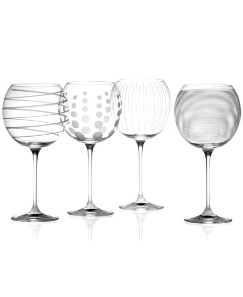 "Clear Cheers" Balloon Goblets, Set Of 4