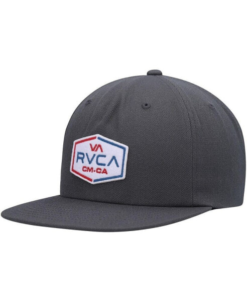 Кепка мужская RVCA Уголь Layover Snapback Hat
