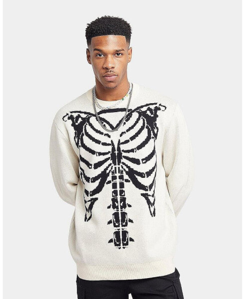 Mens Isaac Knit Skeleton Sweater