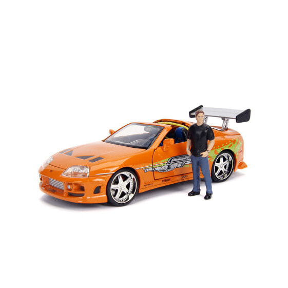 Playset Fast & Furious Brian & Toyota Supra 2 Предметы