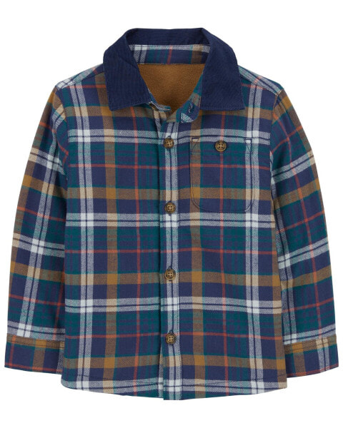 Toddler Plaid Shacket 5T