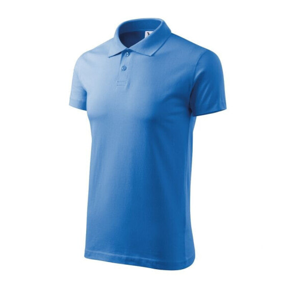 Malfini Single J. M MLI-20214 azure polo shirt