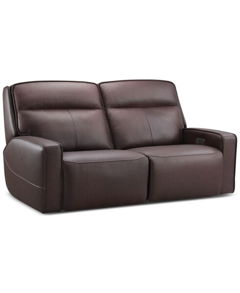 Dextan Leather 2-Pc. Sofa with 2 Power Recliners, Created for Macy's