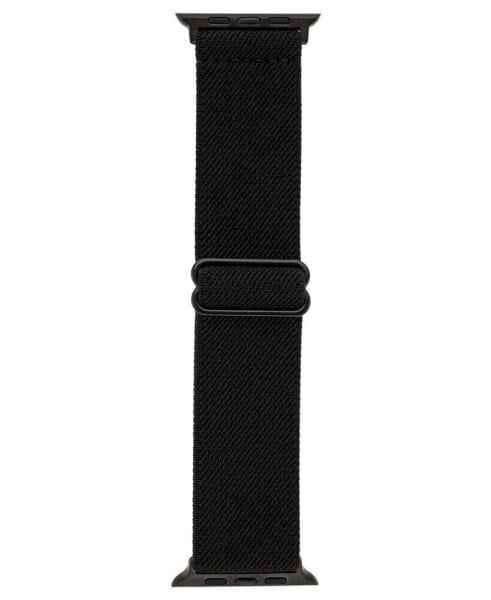 Ремешок для часов WITHit Черный Тканевый Эластичный Браслет Совместимый с Apple Watch 42/44/45/Ultra/Ultra 2