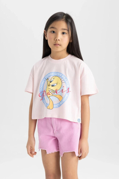 Kız Çocuk Looney Tunes Kısa Kollu Tişört C4825A824SM
