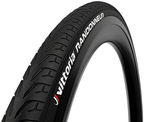 Vittoria Randonneur Reflect Tire - 700 x 45, Clincher, Wire, Black