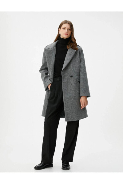 Пальто Koton Asymmetric Coat