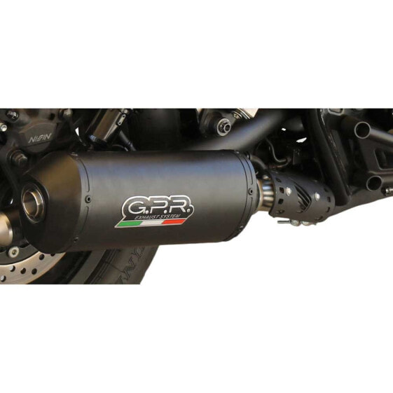 GPR EXHAUST SYSTEMS Ghisa CMX 500 Rebel 18-20 Euro 4 homologated slip on muffler