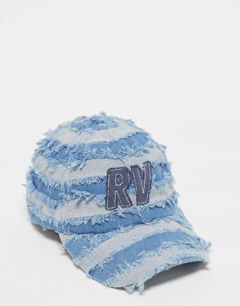 Reclaimed Vintage unisex Y2K distressed denim cap