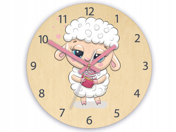 Wanduhr Babyschaf