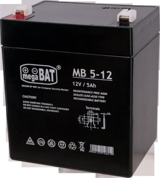 MPL Power Akumulator MPL VRLA MB 5-12 (90/70/101 mm)