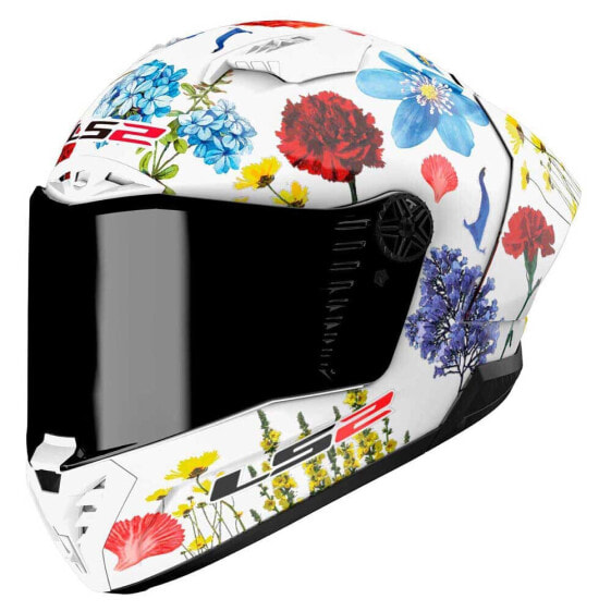 LS2 FF805 Thunder Carbon GP Aero Flowers full face helmet