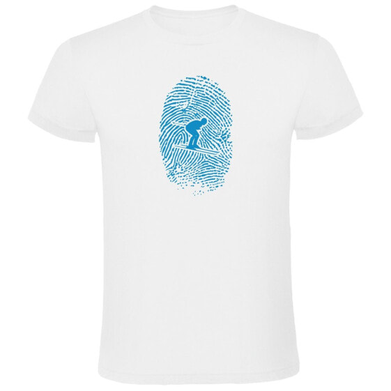 KRUSKIS Skier Fingerprint short sleeve T-shirt