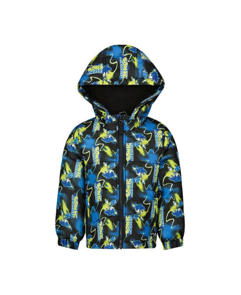 Big Boys Printed Puffer Jacket