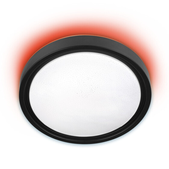 Activejet LED Plafond AJE-PANAMA RGB Black + remote control - 84 bulb(s) - LED - Non-changeable bulb(s) - 2750 lm - IP20 - Black - White