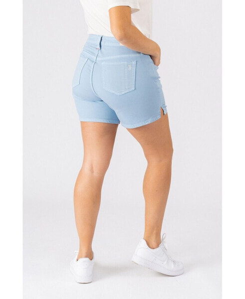 Plus Size Side Vent Shorts