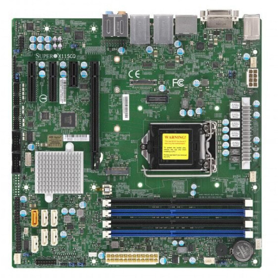 Supermicro X11SCQ - Intel - LGA 1151 (Socket H4) - DDR4-SDRAM - 64 GB - 1.2 V - 1600,1866,2133,2400,2666 MHz