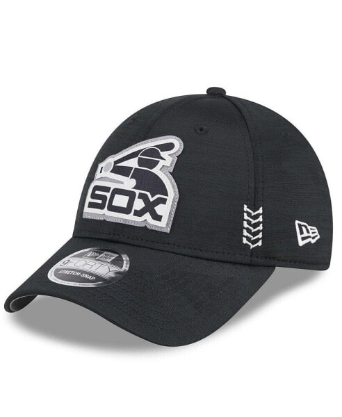 Men's Black Chicago White Sox 2024 Clubhouse 9FORTY Adjustable Hat