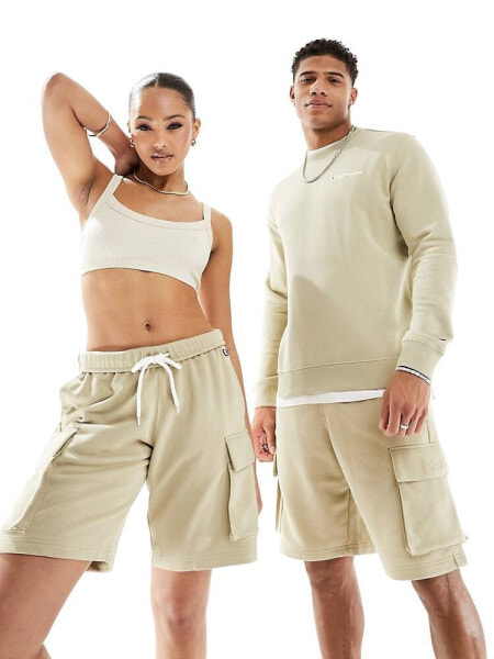 Champion cargo shorts in beige