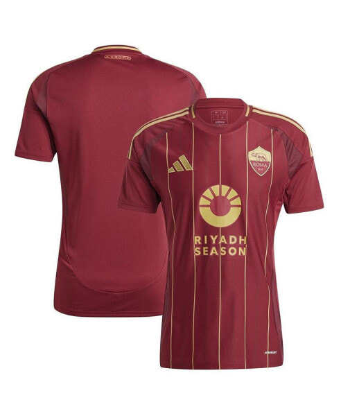 Men's Burgundy AS Roma 2024/25 Home Replica Jersey