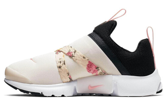 Кроссовки Nike Presto Extreme Vintage Floral (GS) Ретро цветочные черно-белые