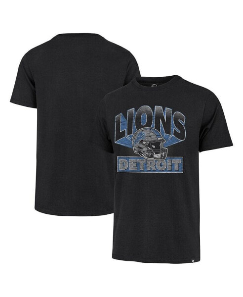 Men's Black Detroit Lions Amplify Franklin T-shirt
