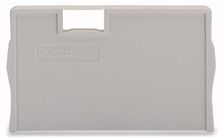 WAGO 2006-1293 - Trennplatte 2 mm dicküberstehend grau