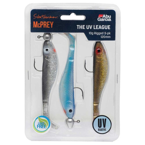 ABU GARCIA McPrey Rigged The UV League Soft Lure 120 mm 22g 3 Pack