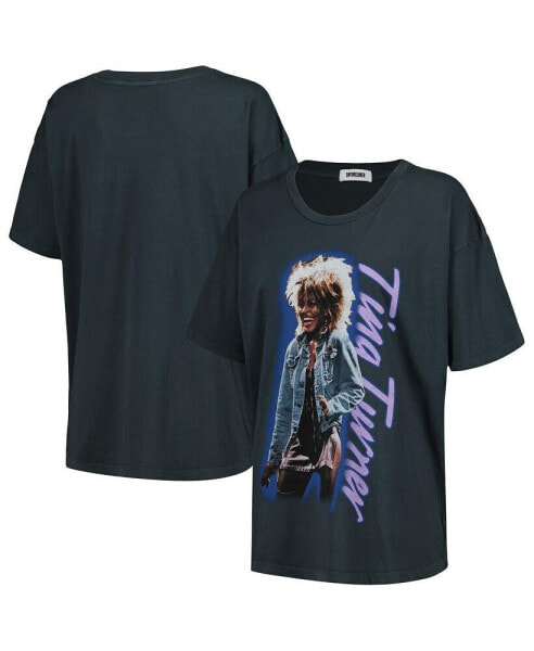 Women's Black Tina Turner Graphic T-shirt