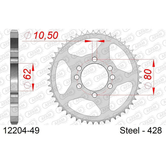 AFAM 12204 Rear Sprocket