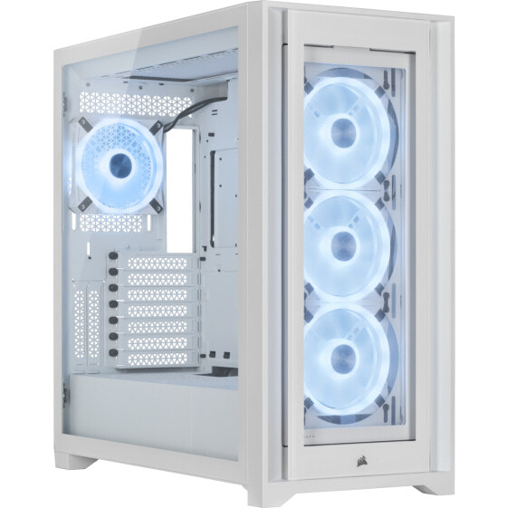 Corsair 5000X RGB QL Edition - Midi Tower - PC - White - ATX - Gaming - Multi