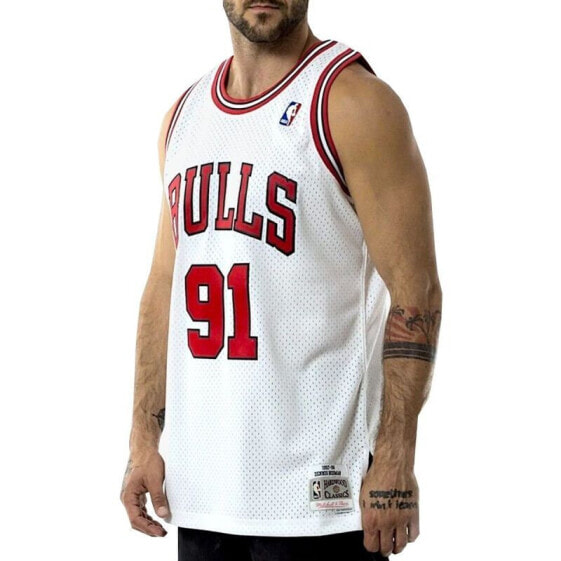 Mitchell & Ness Chicago Bulls NBA Swingman Jersey Bulls 97-98 Dennis Rodman M SMJYAC18079-CBUWHIT97DRDN