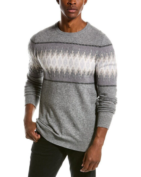 Scott & Scott London Tonal Wool & Cashmere-Blend Sweater Men's