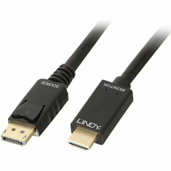 Адаптер DisplayPort на HDMI LINDY 36921 Чёрный