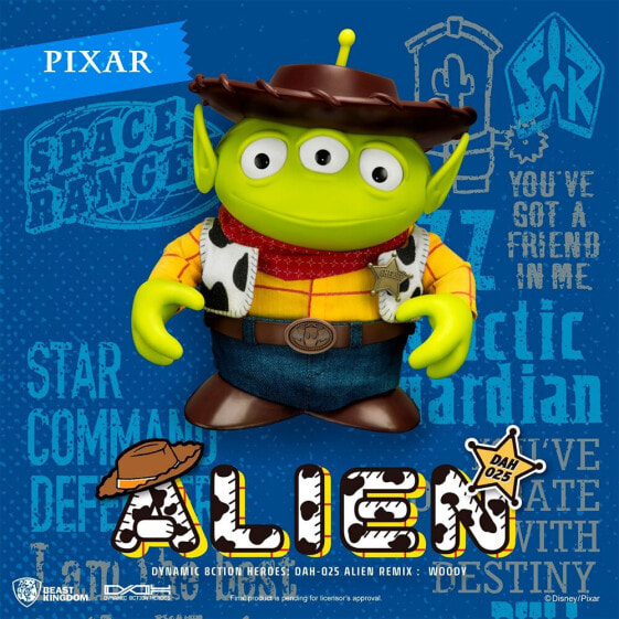 DISNEY Pixar Toy Story Alien Remix Woody Figure