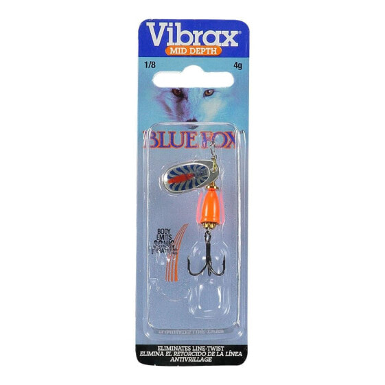 Приманка BLUE FOX Vibrax Fluorescent 1 Ложка 4г