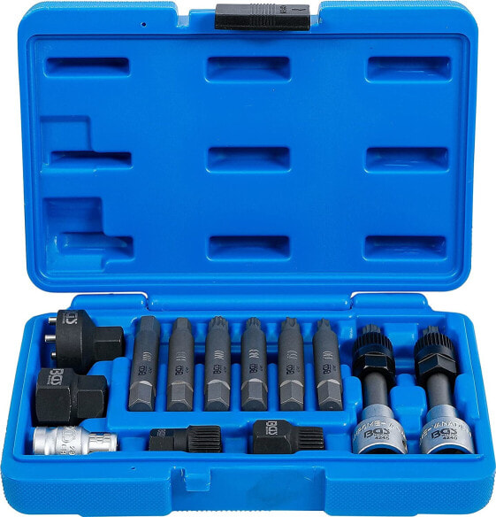 BGS 4246 cпециальный набор насадок с комбинированными ключами для ремонта генераторов, 13 элементов