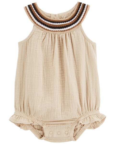 Комбинезон Carter's Baby Crochet Gauze Romper