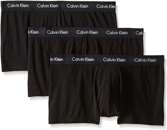 Calvin Klein 258791 Men's Cotton Stretch Multipack Low Rise Trunks Size XL