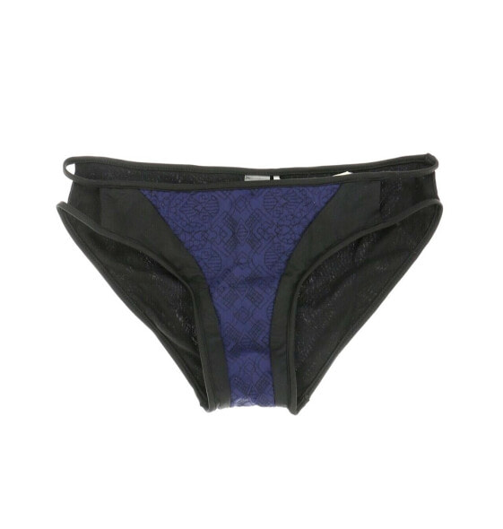 Jonathan Simkhai 244463 Womens Bikini Bottom Swimwear Navy/Black Size X-Small