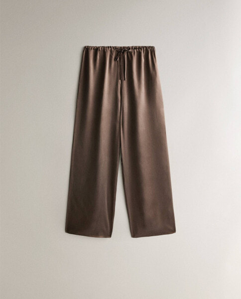 Silk trousers